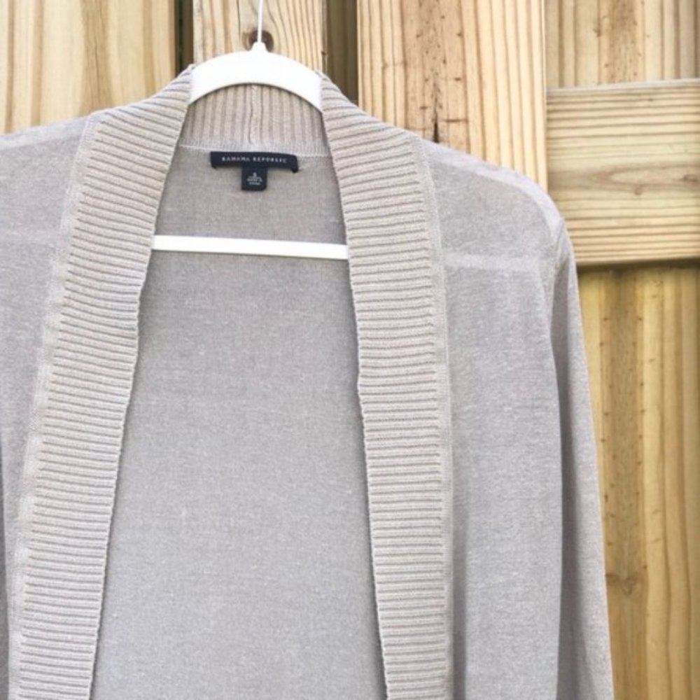 Banana Republic lightweight open front cardigan
